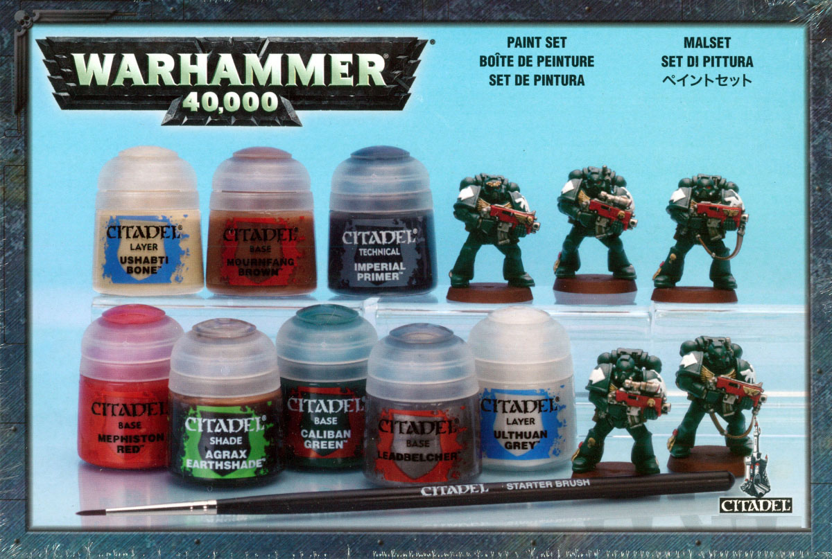 Collector-Info: 99170199011 (60-11) Warhammer 40,000 Paint Set (Warhammer  40,000 Malset) Games Workshop Paints & Tools